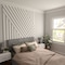 Ekena Millwork 94H x 5/8T Adjustable PVC Slat Wall Panel Kit w/ 4W Slats, Unfinished contains 11 Slats SWP55X94X0625UN - alternate 5